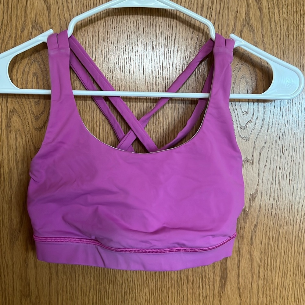 Lululemon Energy Bra - Pink Size 4